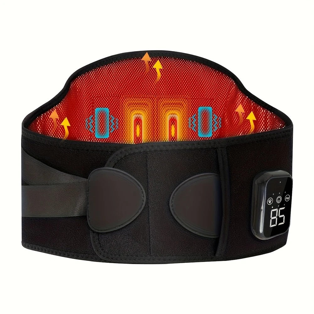 LomaroshopHeated Lower Back Brace For Back Pain Relief Back