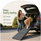 LomaroshopLong Folding Dog Ramp With Side Rails (Supports 150 lb)