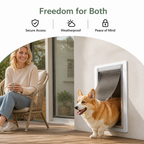 LomaroshopMetal Frame Weatherproof & Lockable Pet Door