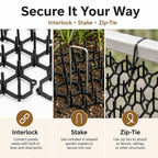 LomaroshopModular Cat Deterrent Mats for Sofas & Gardens - Helps Stop Scratching & Digging