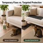 LomaroshopModular Cat Deterrent Mats for Sofas & Gardens - Helps Stop Scratching & Digging