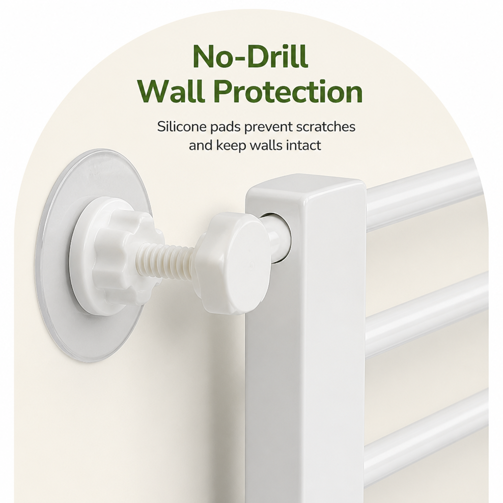 LomaroshopNo-Drill Retractable Dog Gate (Adjustable Width)