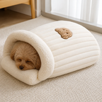 LomaroshopPlush Semi-Enclosed Windproof Pet Sleeping Bag (For Small Cats & Dogs)