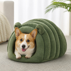 LomaroshopSemi-Closed Sherpa Plush Pet Nest