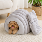 LomaroshopSemi-Closed Sherpa Plush Pet Nest
