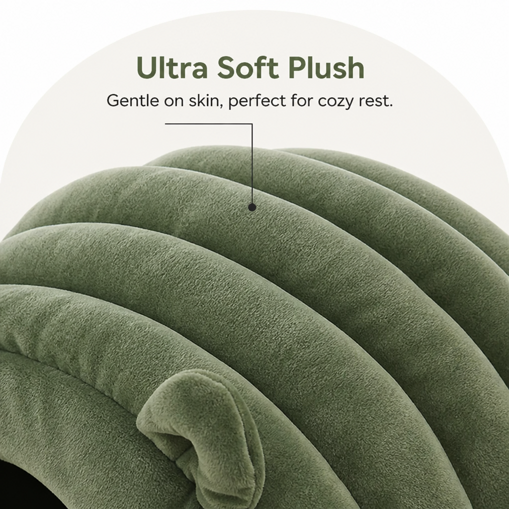 LomaroshopSemi-Closed Sherpa Plush Pet Nest