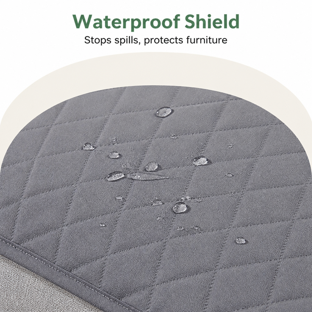LomaroshopWaterproof Quilted & Non-Slip Sofa Cover (Fitted)