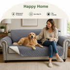 LomaroshopWaterproof Quilted & Non-Slip Sofa Cover (Fitted)