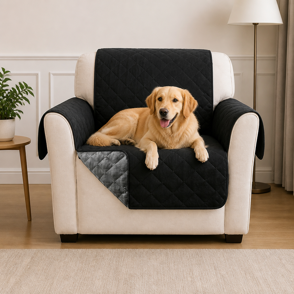 LomaroshopWaterproof Quilted Stretch Sofa Slipcover (Universal Fit)
