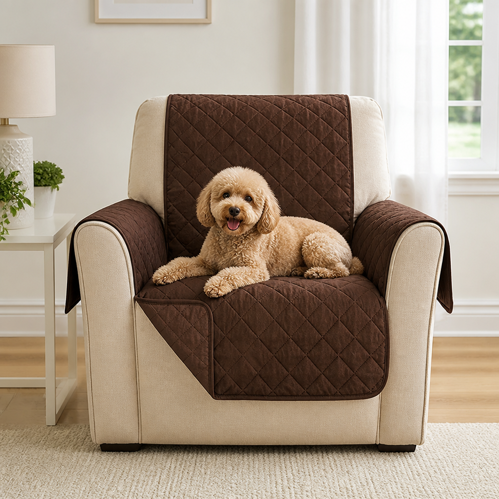 LomaroshopWaterproof Quilted Stretch Sofa Slipcover (Universal Fit)