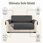 LomaroshopWaterproof Quilted Stretch Sofa Slipcover (Universal Fit)