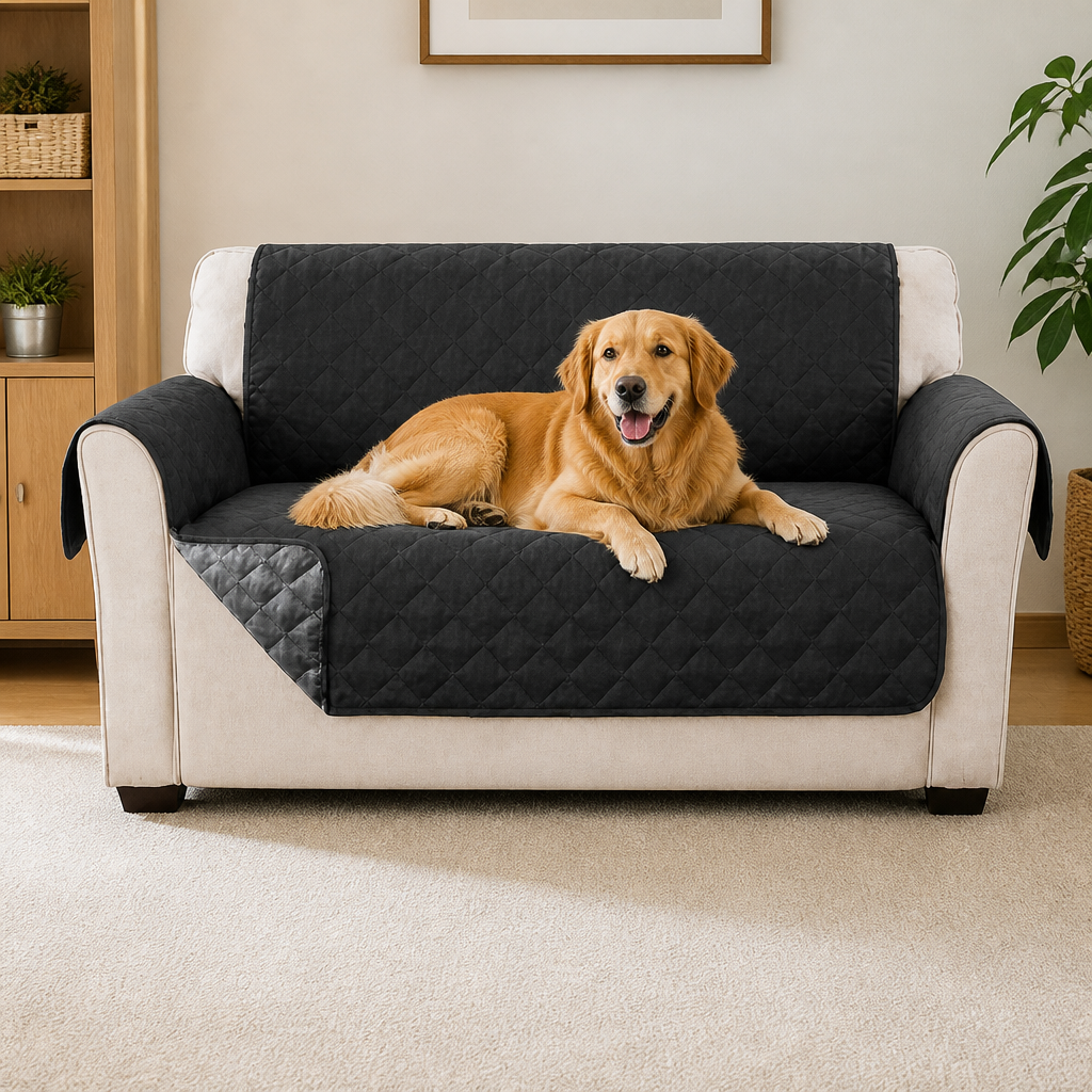 LomaroshopWaterproof Quilted Stretch Sofa Slipcover (Universal Fit)
