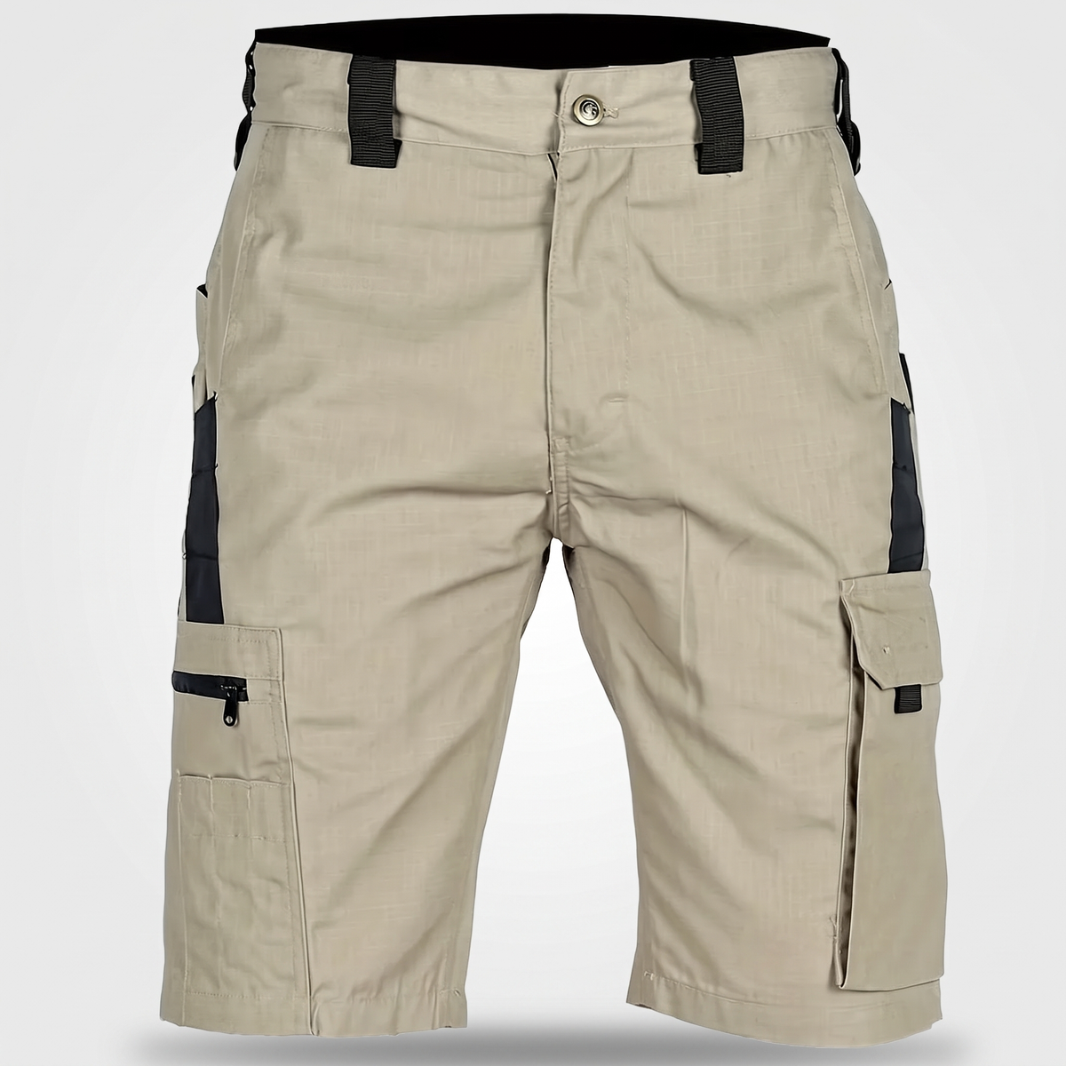 Men's Cargo Shorts - Knee Length Shorts - Zip Pocket Hiking Shorts