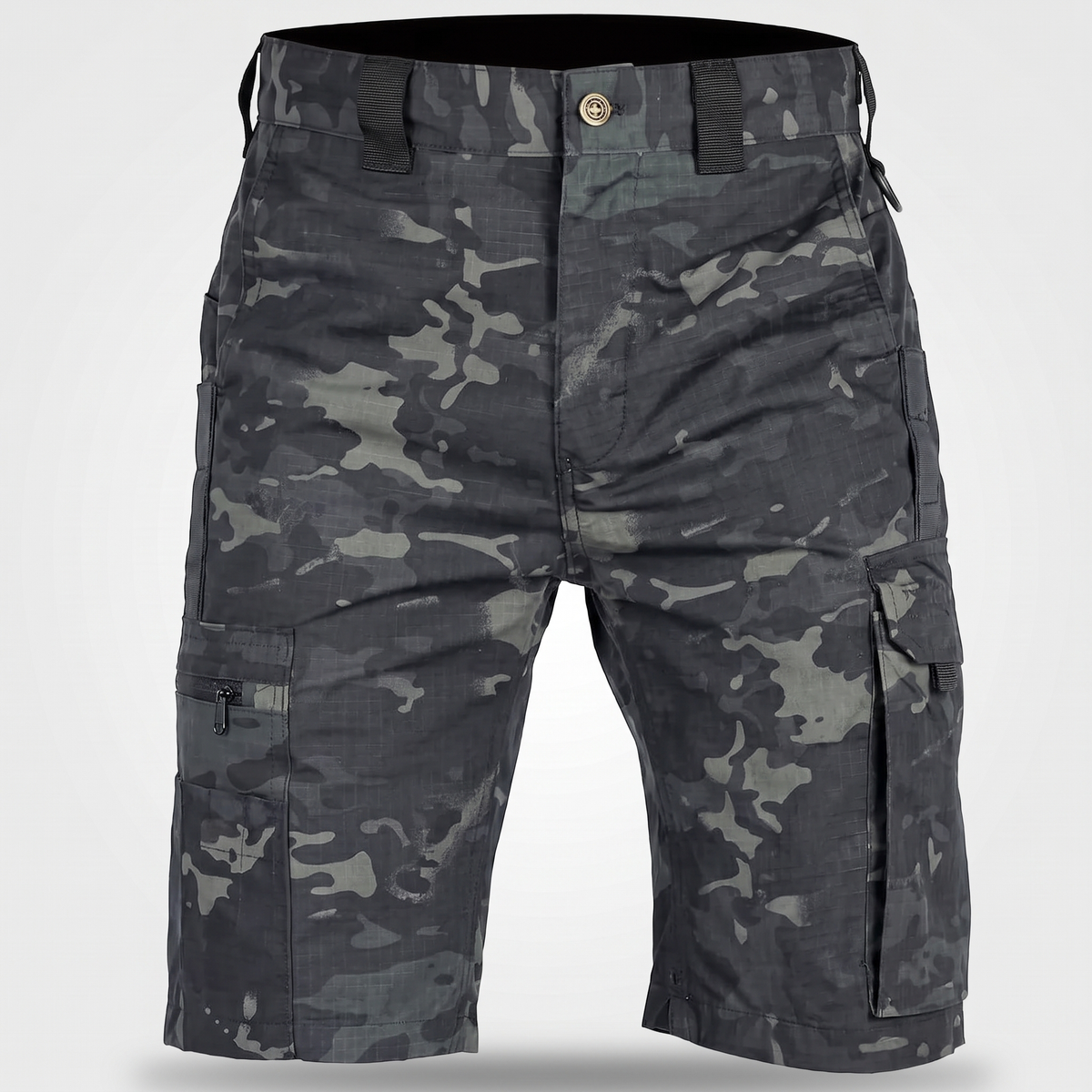 Men's Cargo Shorts - Knee Length Shorts - Zip Pocket Hiking Shorts