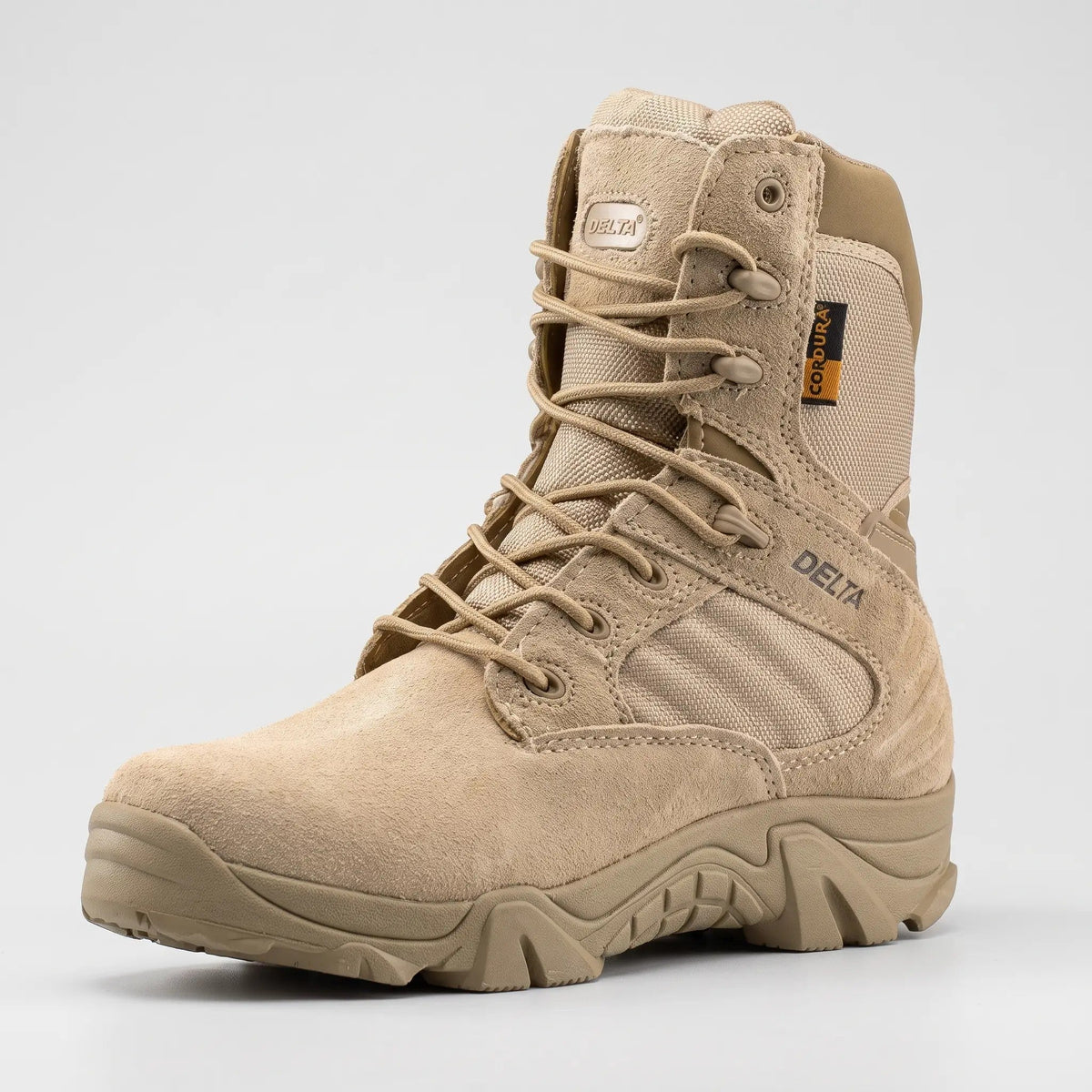 Men's Combat Boots - Side Zip Tactical Hiking Boots - Army Boots