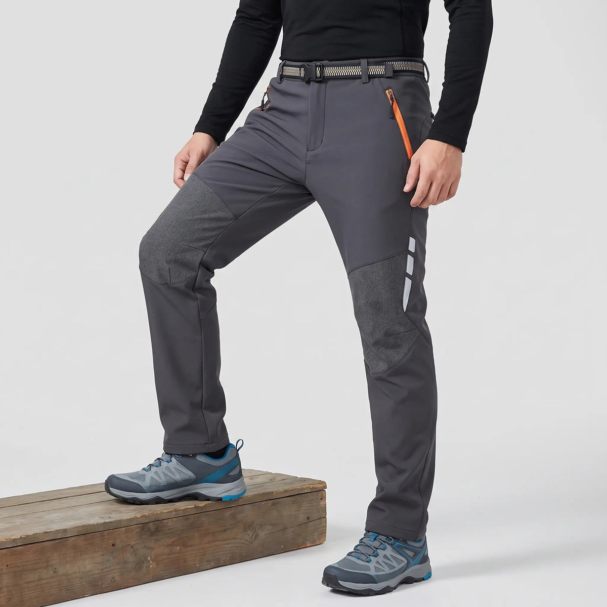 Men's Hiking Pants - Fleece Lined Water Resistant Hiking Pants