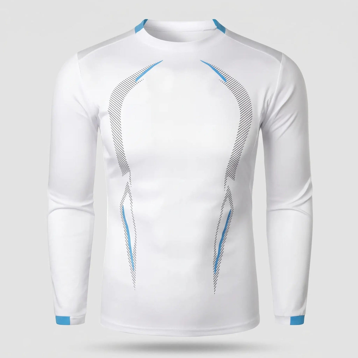 Men's Long Sleeve Running Top - Quick Dry Base Layer - Hiking T Shirt