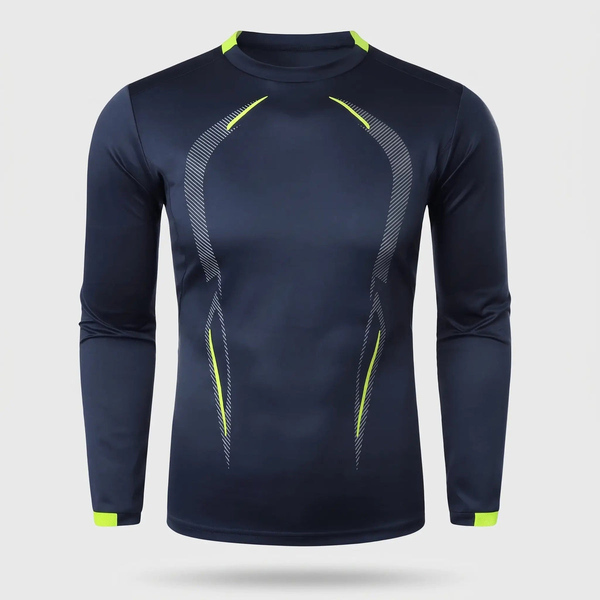 Men's Long Sleeve Running Top - Quick Dry Base Layer - Hiking T Shirt