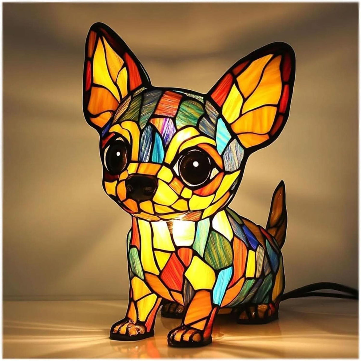 Night light in pet design | Warm light | USB-powered with switch | GlowPaws