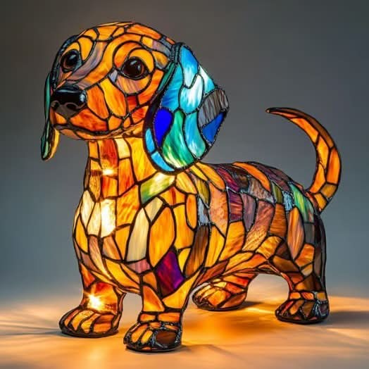 Night light in pet design | Warm light | USB-powered with switch | GlowPaws