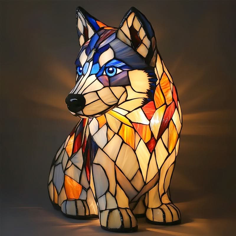 Night light in pet design | Warm light | USB-powered with switch | GlowPaws