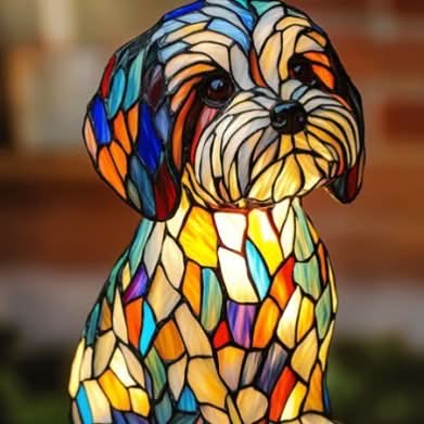 Night light in pet design | Warm light | USB-powered with switch | GlowPaws