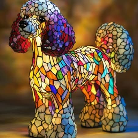 Night light in pet design | Warm light | USB-powered with switch | GlowPaws