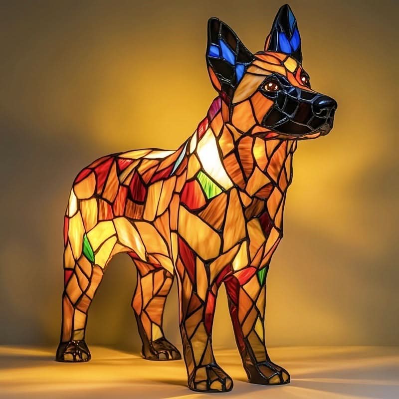Night light in pet design | Warm light | USB-powered with switch | GlowPaws