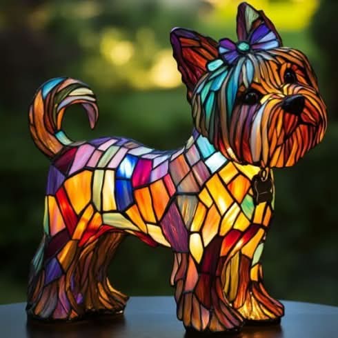 Night light in pet design | Warm light | USB-powered with switch | GlowPaws