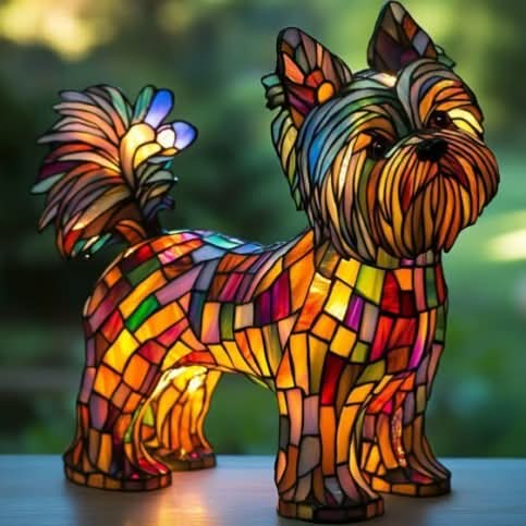 Night light in pet design | Warm light | USB-powered with switch | GlowPaws