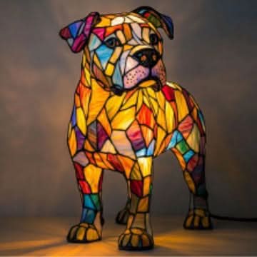 Night light in pet design | Warm light | USB-powered with switch | GlowPaws