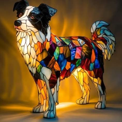 Night light in pet design | Warm light | USB-powered with switch | GlowPaws