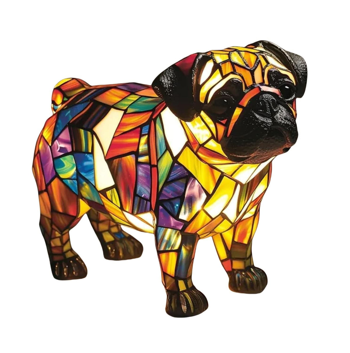 Night light in pet design | Warm light | USB-powered with switch | GlowPaws