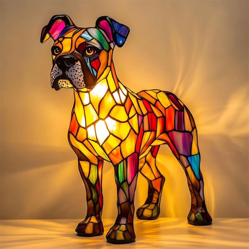 Night light in pet design | Warm light | USB-powered with switch | GlowPaws