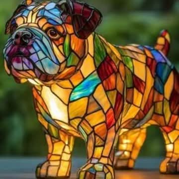 Night light in pet design | Warm light | USB-powered with switch | GlowPaws
