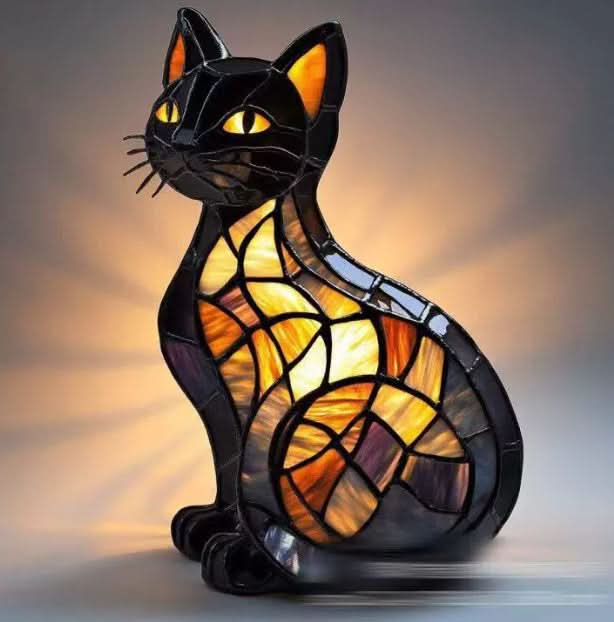 Night light in pet design | Warm light | USB-powered with switch | GlowPaws