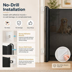 Lomaroshop No-Drill Retractable Pet Gate for Doorways, Kitchens & Stairs - Keep Cats and Dogs Safely Out of Off-Limit Areas image 8