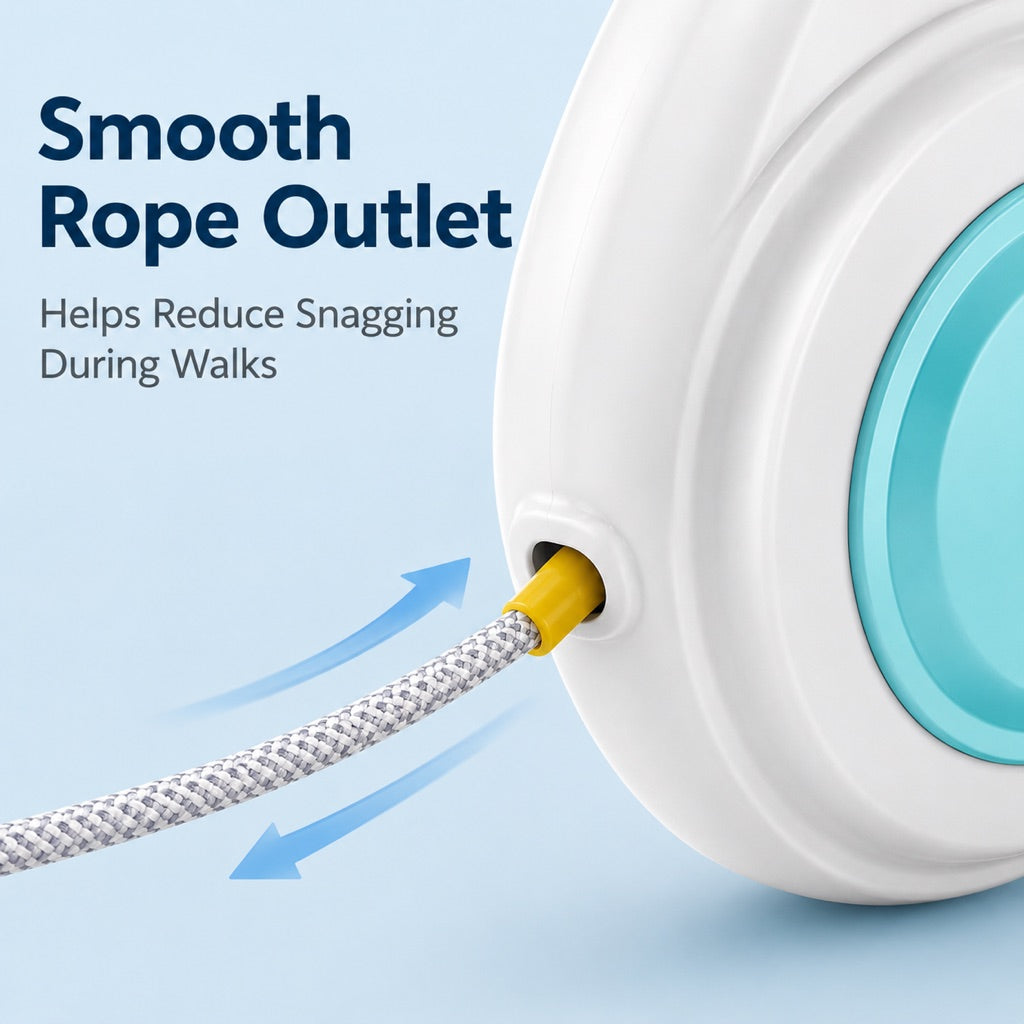 Lomaroshop Rechargeable Light-Up Retractable Dog Leash for Night Walks - Helps Small Dogs Stay Visible & Easy to Control image 5