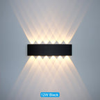 Waterproof indoor and outdoor LED wall light