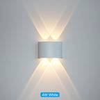 Waterproof indoor and outdoor LED wall light