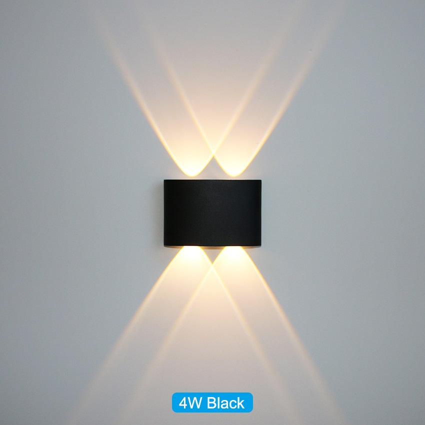 Waterproof indoor and outdoor LED wall light