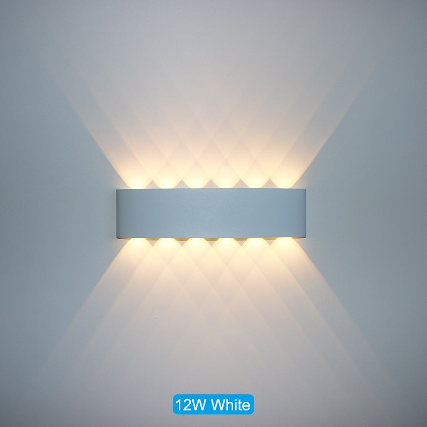 Waterproof indoor and outdoor LED wall light