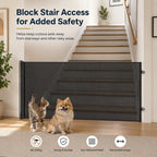 Lomaroshop No-Drill Retractable Pet Gate for Doorways, Kitchens & Stairs - Keep Cats and Dogs Safely Out of Off-Limit Areas image 6
