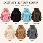 Pet pouch sherpa hoodie detail view with front pet pocket