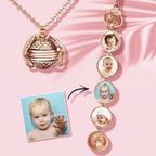 Photo pendant | Foldable necklace | Hidden photo compartment | Memorya
