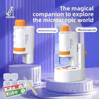 Portable Handheld Microscope Kit for Kids – Hands-On Science Made Exciting at Home
