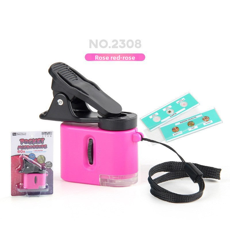 Portable Handheld Microscope Kit for Kids – Hands-On Science Made Exciting at Home