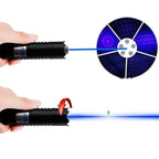 Essential survival tool: powerful tactical laser torch for outdoor emergencies & fire starting.