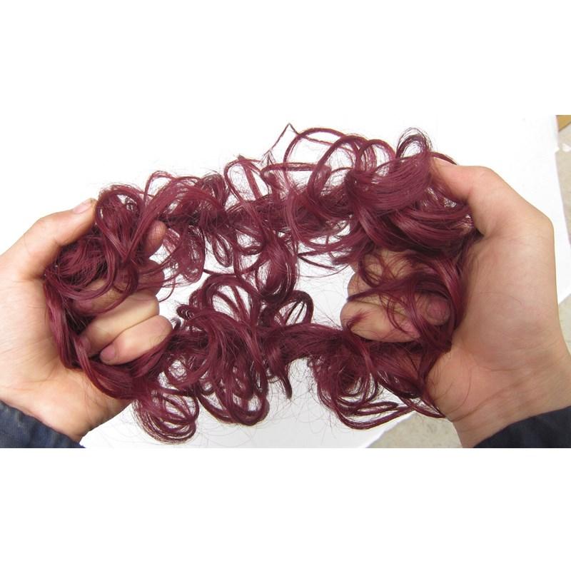 Messy Bun Fake Hair Scrunchie | Lomaroshop