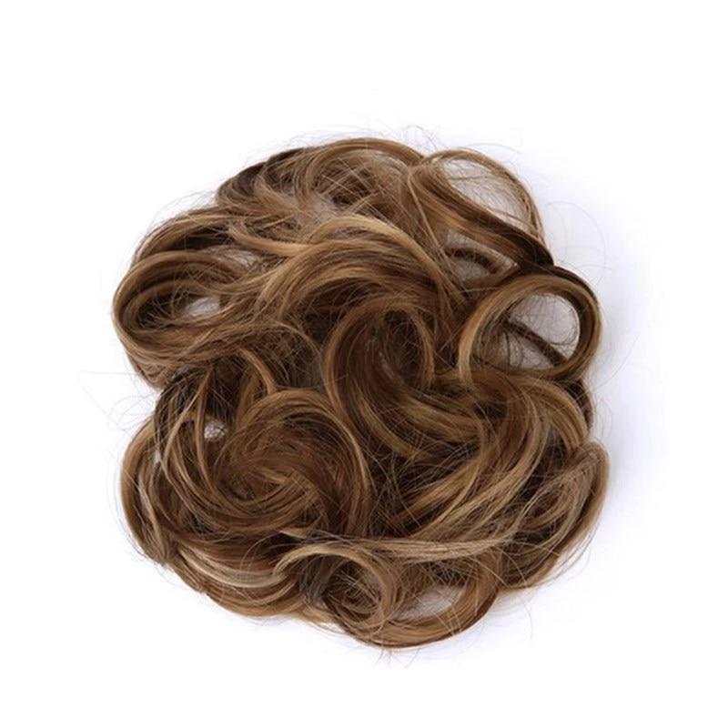 Messy Bun Fake Hair Scrunchie | Lomaroshop